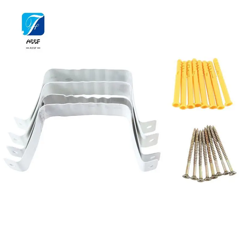 A55F-Downspout Adapter Gutter Downspout Strap 3X4 Leader Strap 3X4 (4 Pack)