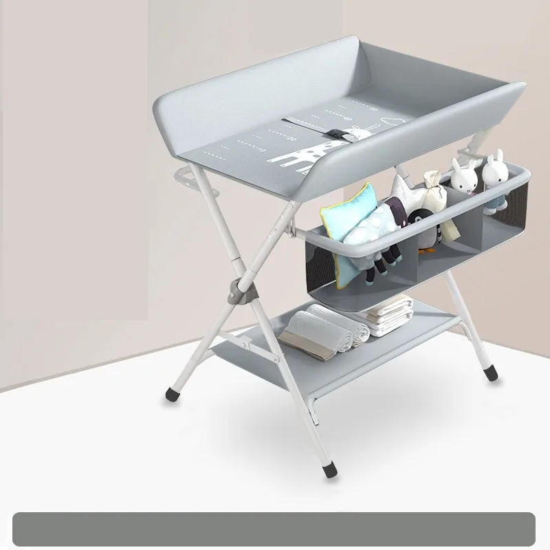 Changing Station Diaper Table Baby Care Table Portable Multifunctional Foldable Washable Baby Bed Diaper Changing Touch Table