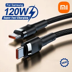 Xiaomi PD 120W Fast Charging For Samsung S24 USB C TO USB Type C Cable For iPhone 15 Plus Pro Max Xiaomi 14 Quick Fast Charger