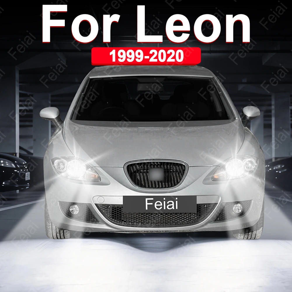 

Светодиодная лампа для фар Seat Leon 1M 1P 5F, аксессуары для фар Leon MK1 MK2 MK3, 1999-2006, 2007, 2008, 2009, 2010, 2011, 2012-2020