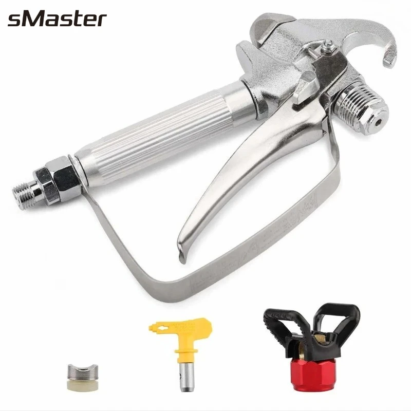 

sMaster 243012 3600 Psi With 517 Tip And Guard Airless Sprayer Gun SG3 Modified version
