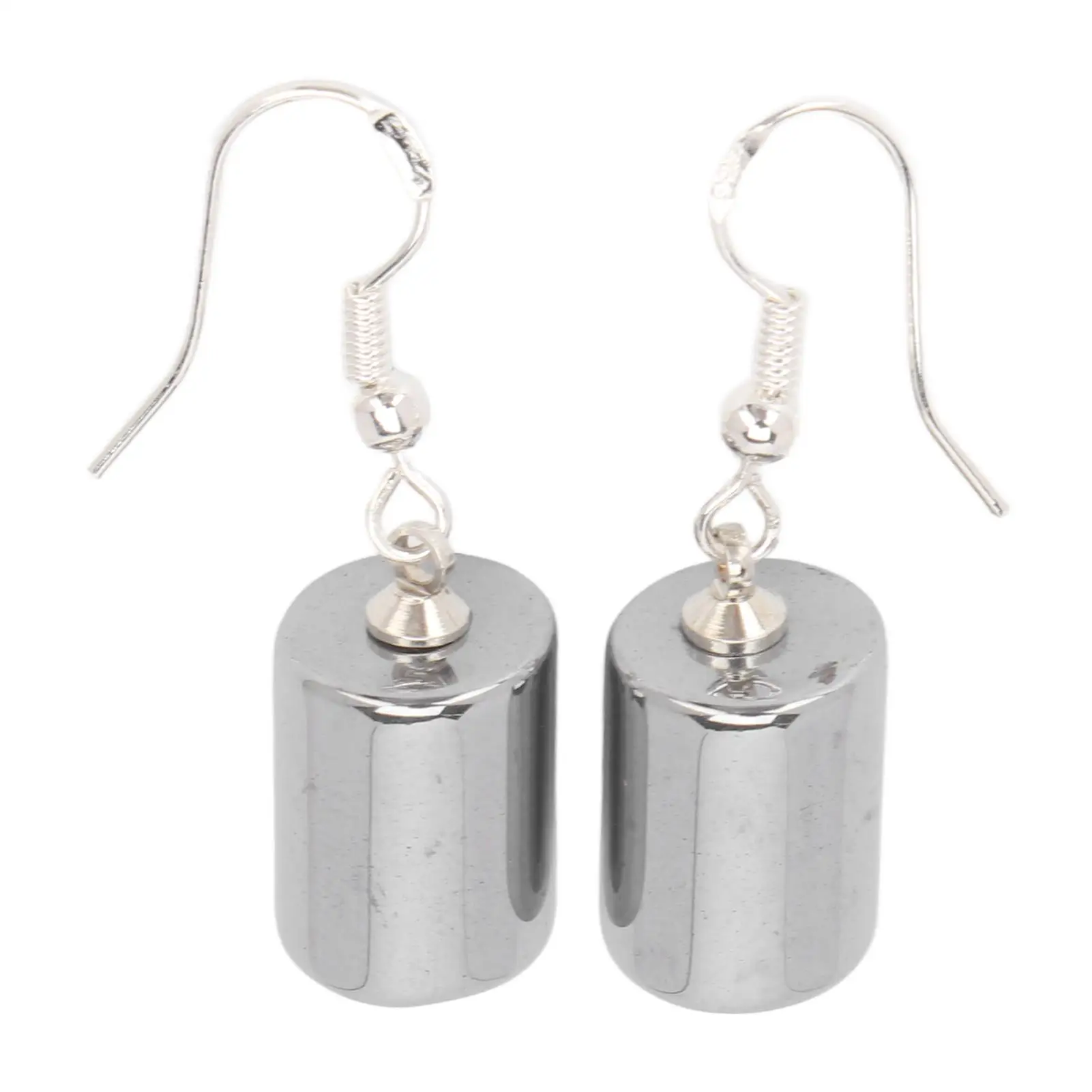 

Женские серьги-капли с терагерцовым энергетическим камнем, дизайн цилиндра, облегчение тревоги, целебные меридианы, дноуглубительные модные украшения