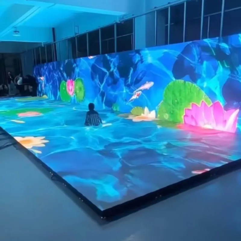 P2.9 500x1000mm Indoor/Outdoor Dance Floor LED Display Screen Panel Red Carpet Effect for Retail Store or Concert Venue - view 4