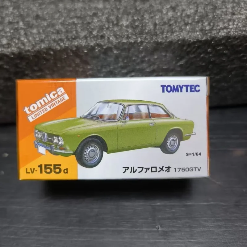 Hot Tomy Tomica Tomytec Alfa Romeo 1750 Gtv Diecast Car Model 1/64 Tlv 155d/154c Vintage Vehicle Collectible Model Xmas Toy