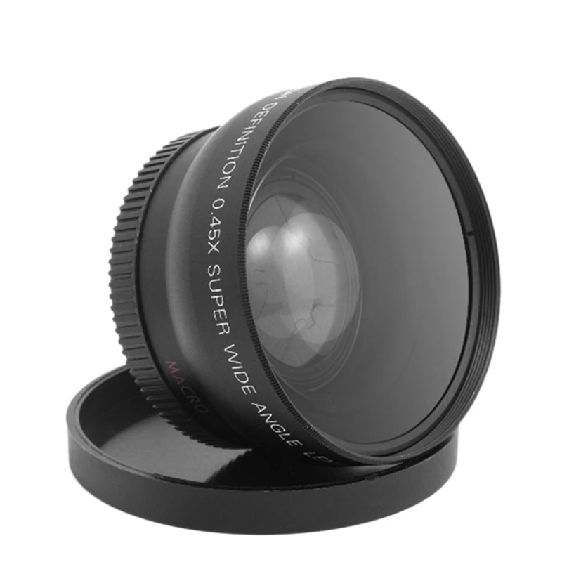 

ZIZI Wide Angle Lenses 0.45X 52Mm Wide Angle HD Lens Conversion Wide-Angle Camera Lens With Macro Lens