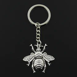 Keychain 40x38mm Hornet Honey Bee Pendants DIY Men Jewelry Car Key Chain Ring Holder Souvenir For Gift