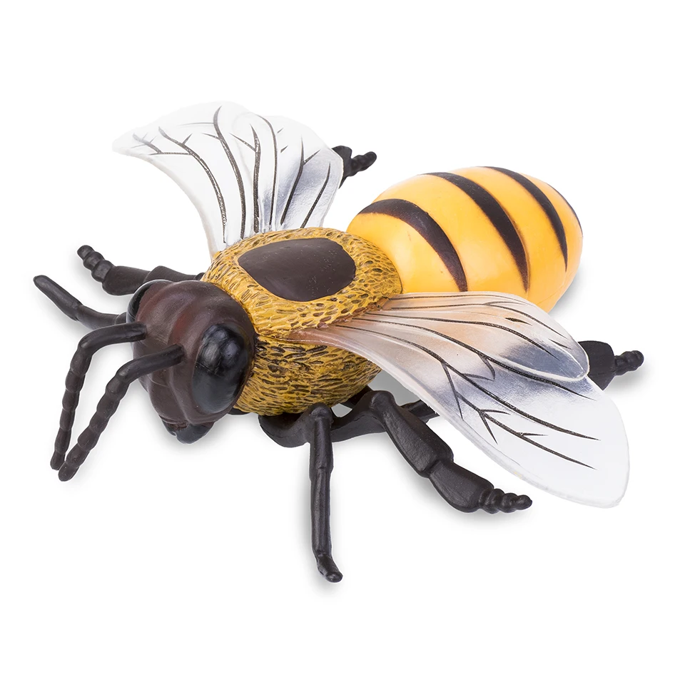 محاكاة النحل دبور الدبور الحيوانات البرية الحشرات نموذج عمل أرقام مصغرة التعليم جمع ألعاب أطفال