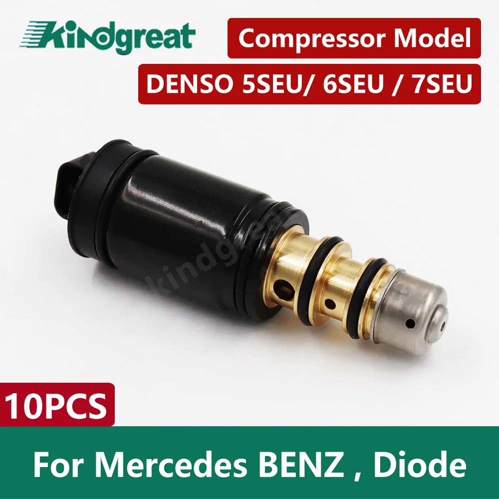 

10PCS/Lot For Mercedes-Benz W204 C180 C200 C260 W212 W211 for Denso 5SEU 6SEU 7SEU A/C Air Conditioning Compressor Control Valve