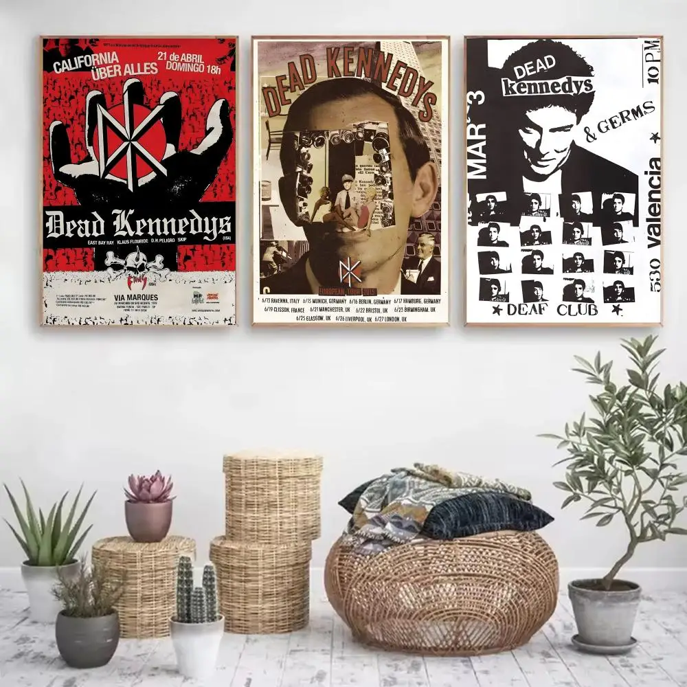 Cool Hardcore Punk Dead Kennedys-Band Poster Paper Print Home Living Room Bedroom Entrance Bar Cafe Art Painting Decoration