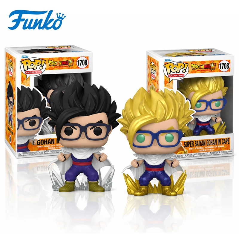 Funko Pop Dragon Ball Super Saiyajin # Figura de Vinilo de Son Gohan 1708, Personaje de Anime, Modelo Coleccionable, Decoración para Escritorio