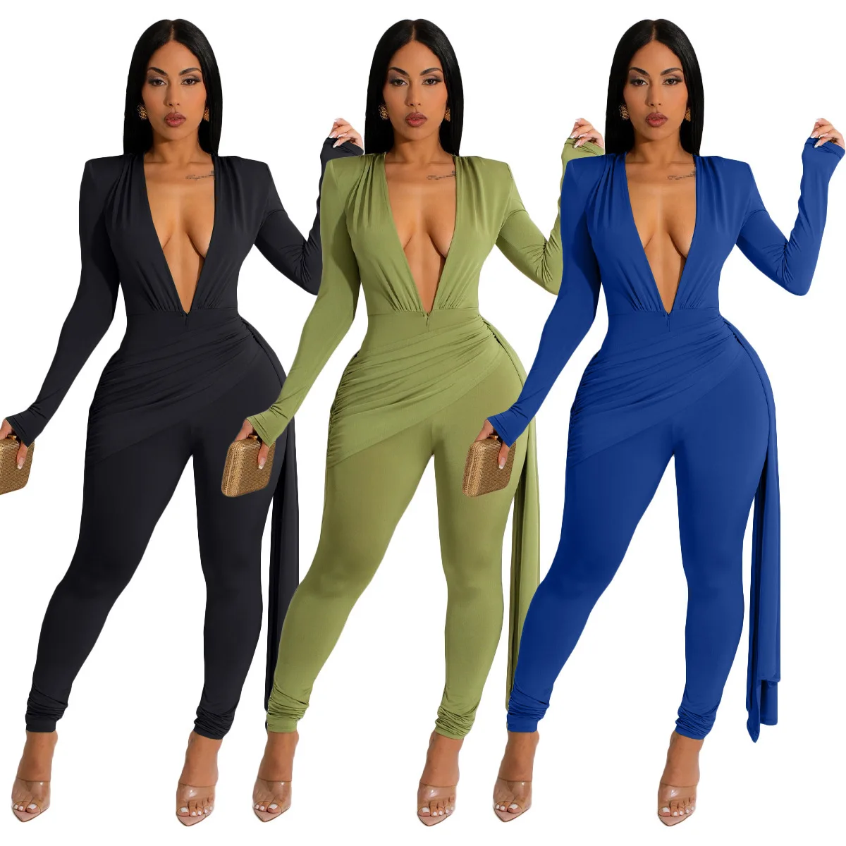 jumpsuits women birthday outfits women night club outfit sexy outfit woman club jumpsuits woman 2023 summer clothes wholesale