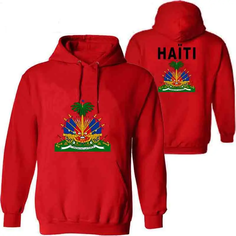 HAITI Men Youth Custom Name Number Sweatshirt Hti Nation Flag Country Ht French Haitian Republic College Print Photo Boy Clothes