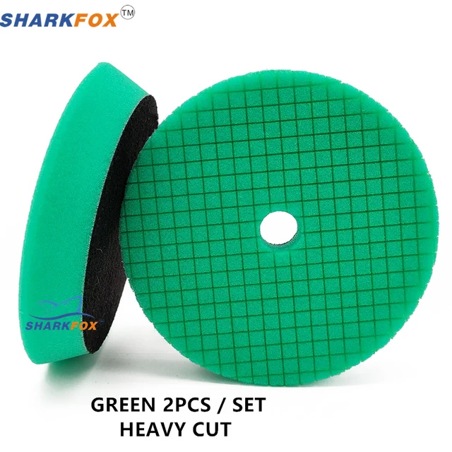 Sharkfox 3/5/6 inch (80mm/125mm/150mm) Auto Spons Polijstschijven Buffing Pads Kit Voor Auto Polijstmachine Buffer
