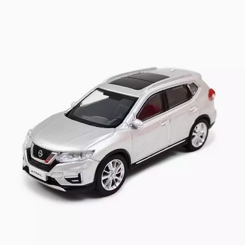 Paudi 1:64 échelle x-trail 2018 alliage Simulation modèle de voiture Collection statique décoré cadeaux de vacances jouets