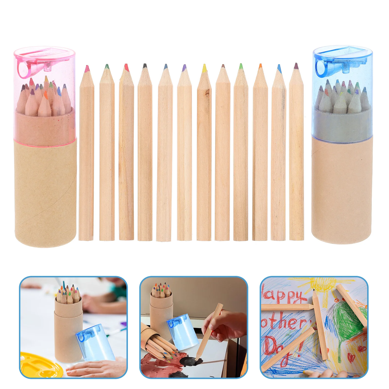 

Colored Drawing Pencils Water-soluble Watercolor Professional Practical Painting Portable Convenient Coloring Daily Kids for