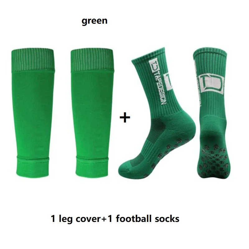 1 Set of High Quality Men Women Outdoor Protective Equipmen Football Leg Cover Anti Slip Soccer Tennis Basketball Sports Socks