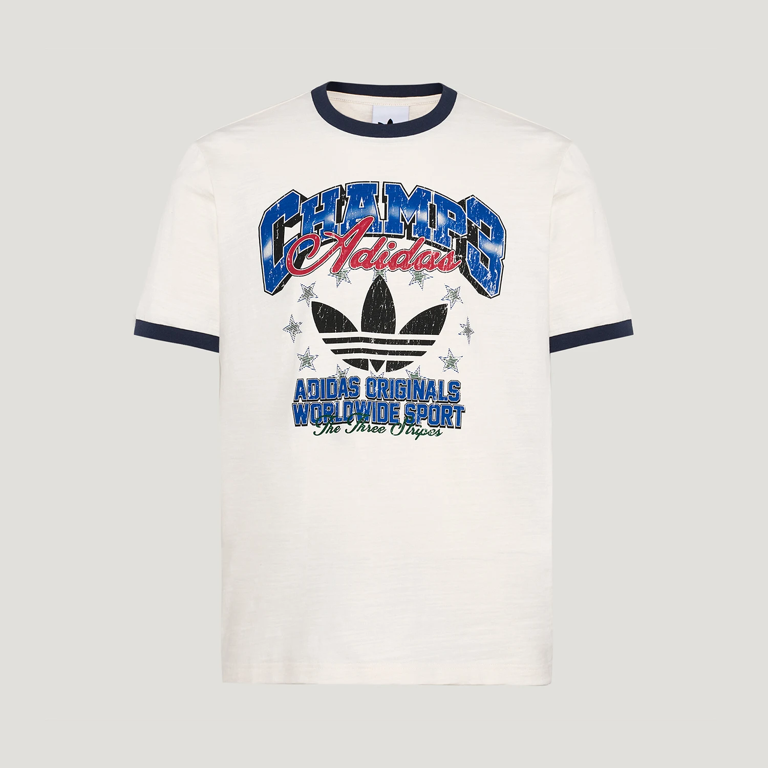 adidas-genuine-clover-men's-casual-printed-sports-short-sleeved-t-shirt-le7355
