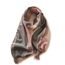 Szalik zimowy dla kobiet Pashmina Shawl Wraps Cashmere Feel Warm Fashion Blanket Scarves