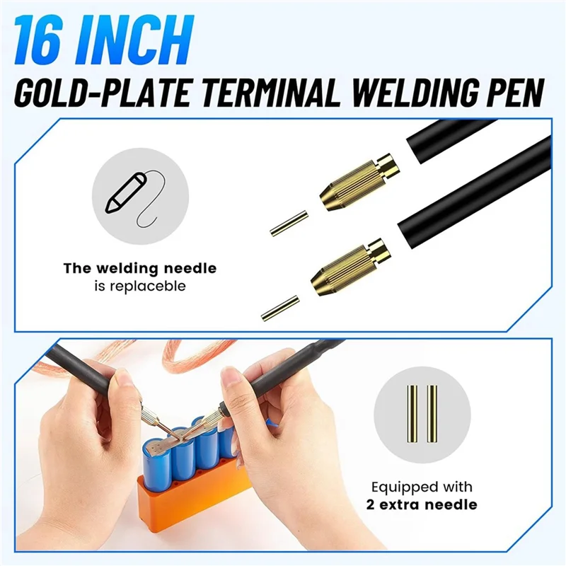 

ABBY-8000W Spot Welding Machine 0.1-0.3 Mm Battery Spot Welding Machine 10-90 Gears Adjustable Foot Operation,For DIY US Plug
