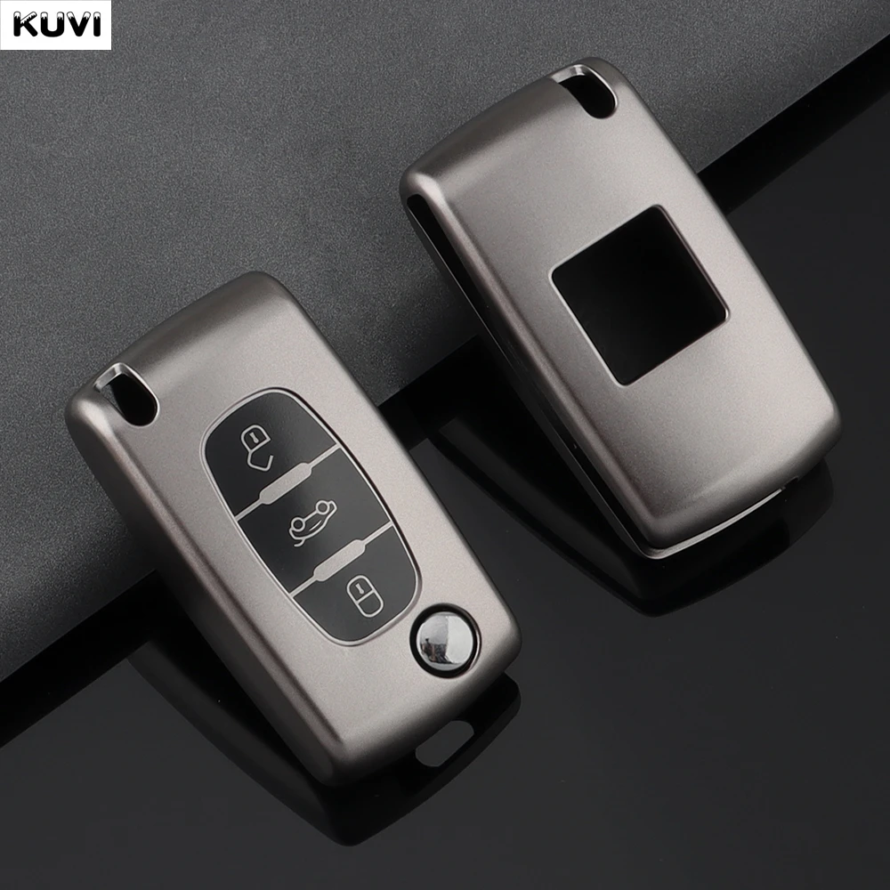 10PCS/LOT TPU Car Key Case Cover Holder Shell Fob For Peugeot 308 207 307 3008 5008 Fob For Citroen C2 C3 C4 C8 Auto 2 3 Buttons