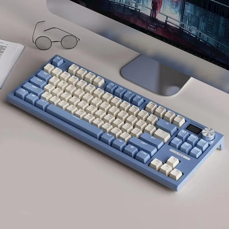 

84 Keys Gamer Mechanical Keyboard 2.4G- RGB Backlit 3 Modes (Optional) Hotswap K92C