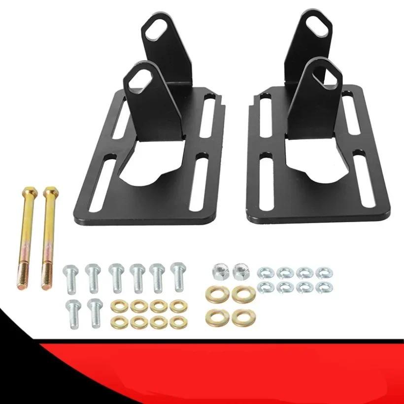 Engine Mount Adjustable Engine Mount Adapter Kit-Engine Support Fit for LS1 Swap 1988-1998 LS2 LS6 LSX LQ4 LQ9 1SET