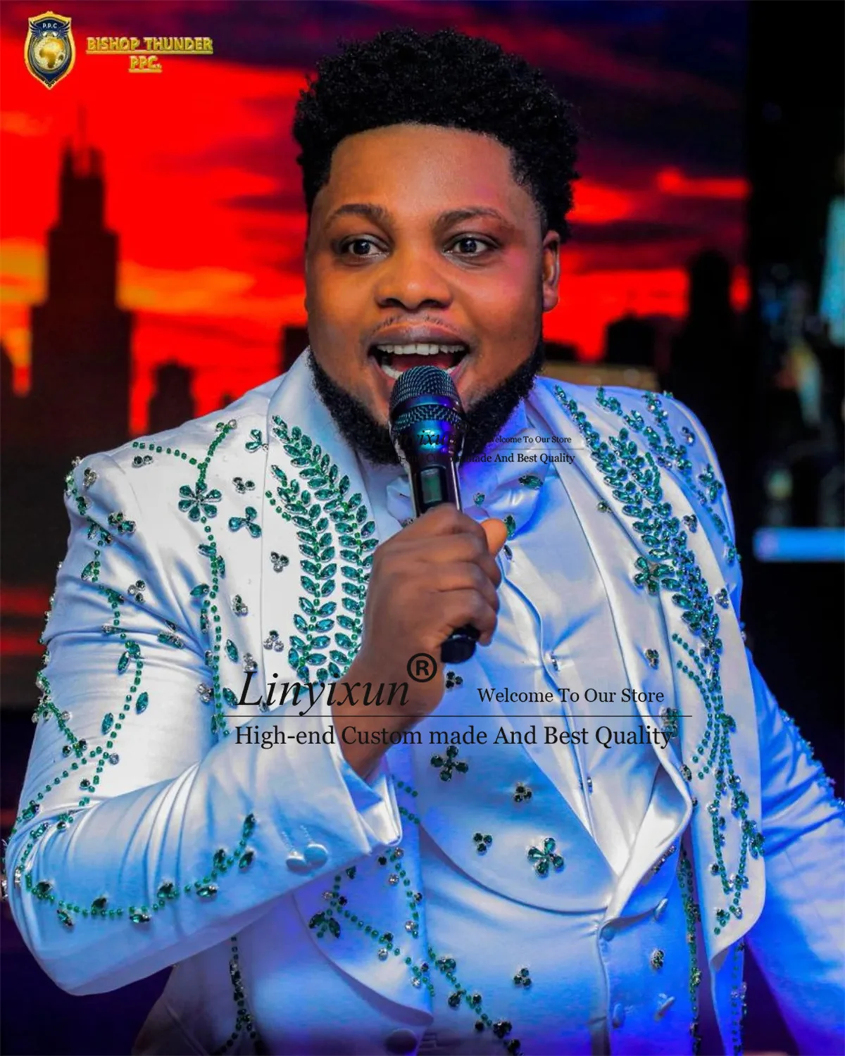 

Элитные мужские костюмы из хрустального камня, комплект из 3 предметов, свадебные кристаллы, наряд для вечеринки, приталенный пиджак для жениха, индивидуальный пошив