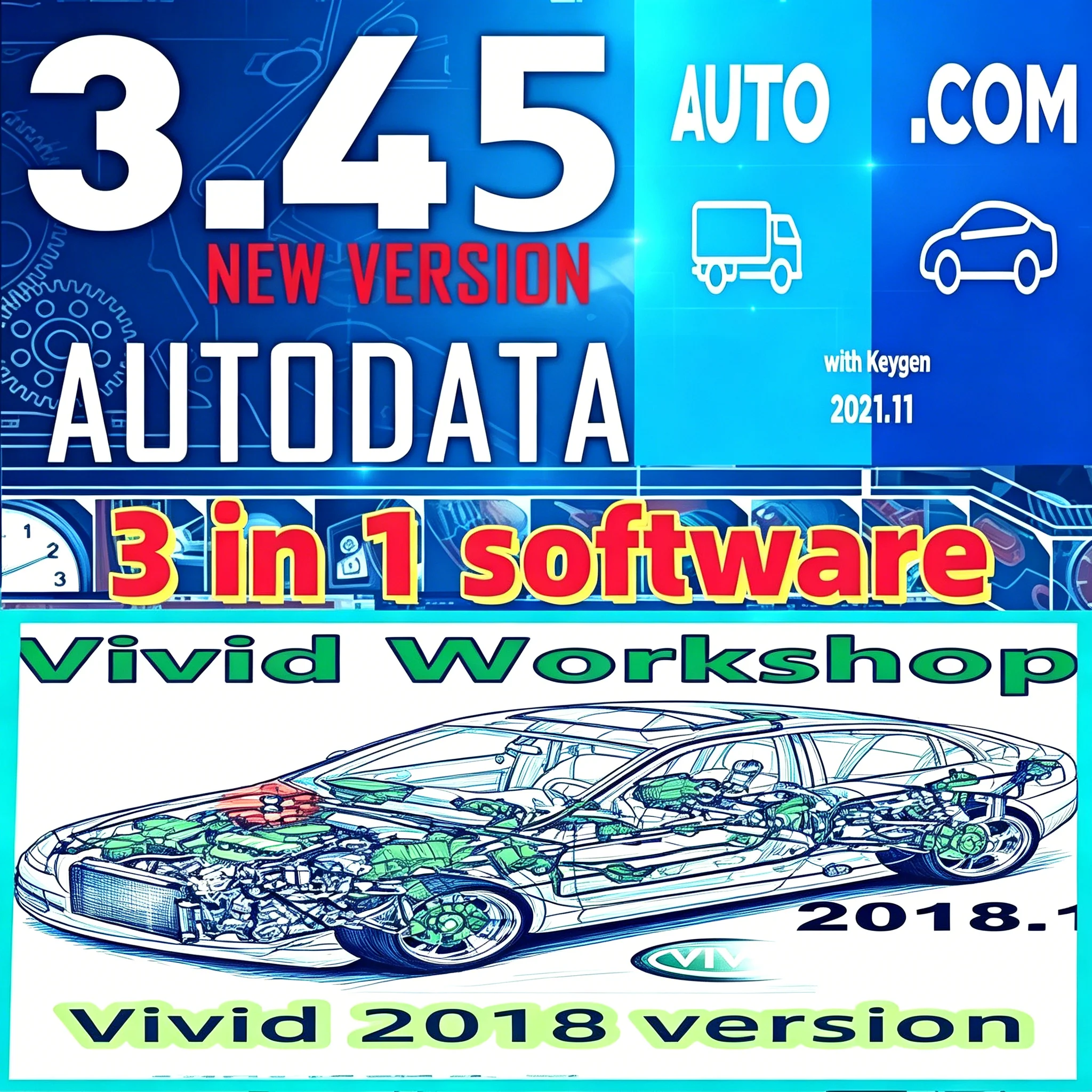 

Hot AutoData 3.45 Autocoms V2021.11 Auto Repair Software HAYNES 2025 PRO Vivid 2018.1 Multi-Language Workshop Data Parts Catalog