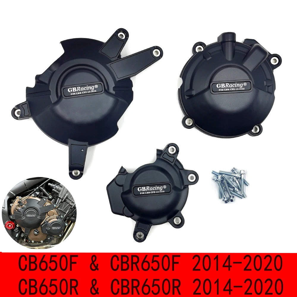 

Комплект крышек двигателя CB650R и CBR650R Защитная крышка CBR650R Защита двигателя CB650R ​ Для HONDA CB650R CBR650 2014-2023 CB650F CBR650F