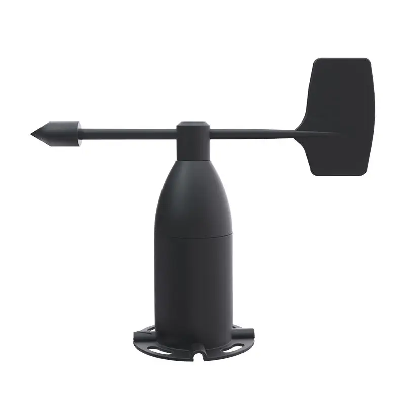 Capteur de vent en alliage d'aluminium et carbone à prix d'usine pour la surveillance météorologique, capteur de vitesse et de direction du vent RS485