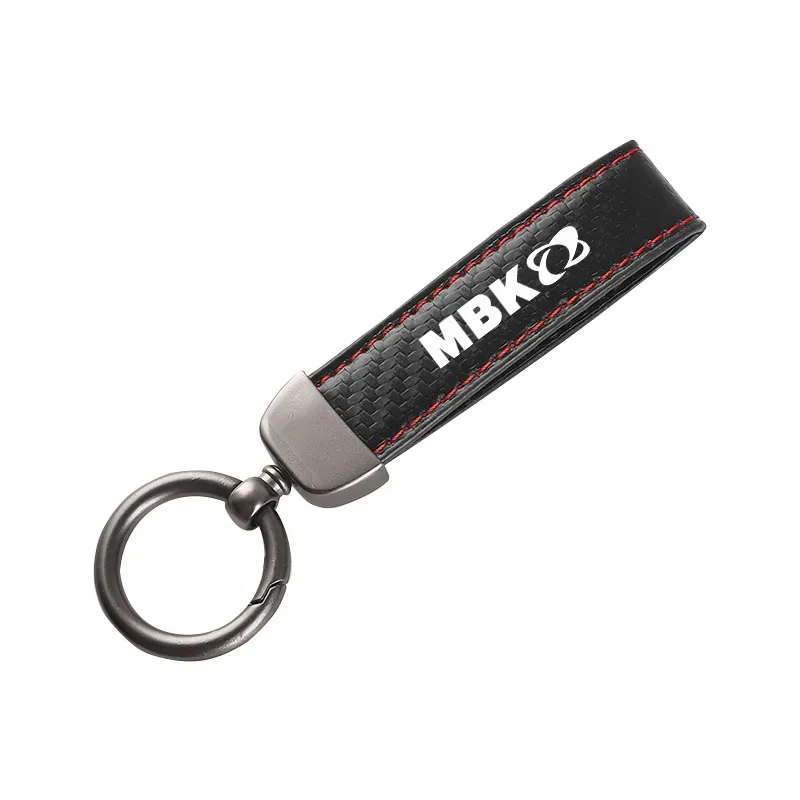 For MBK Booster 50CC Spirit Nitro 50 50CC Stunt Cityliner 250 Flipper 125 Kilibre300 High-Grade Carbon Fiber Motorcycle Keychain