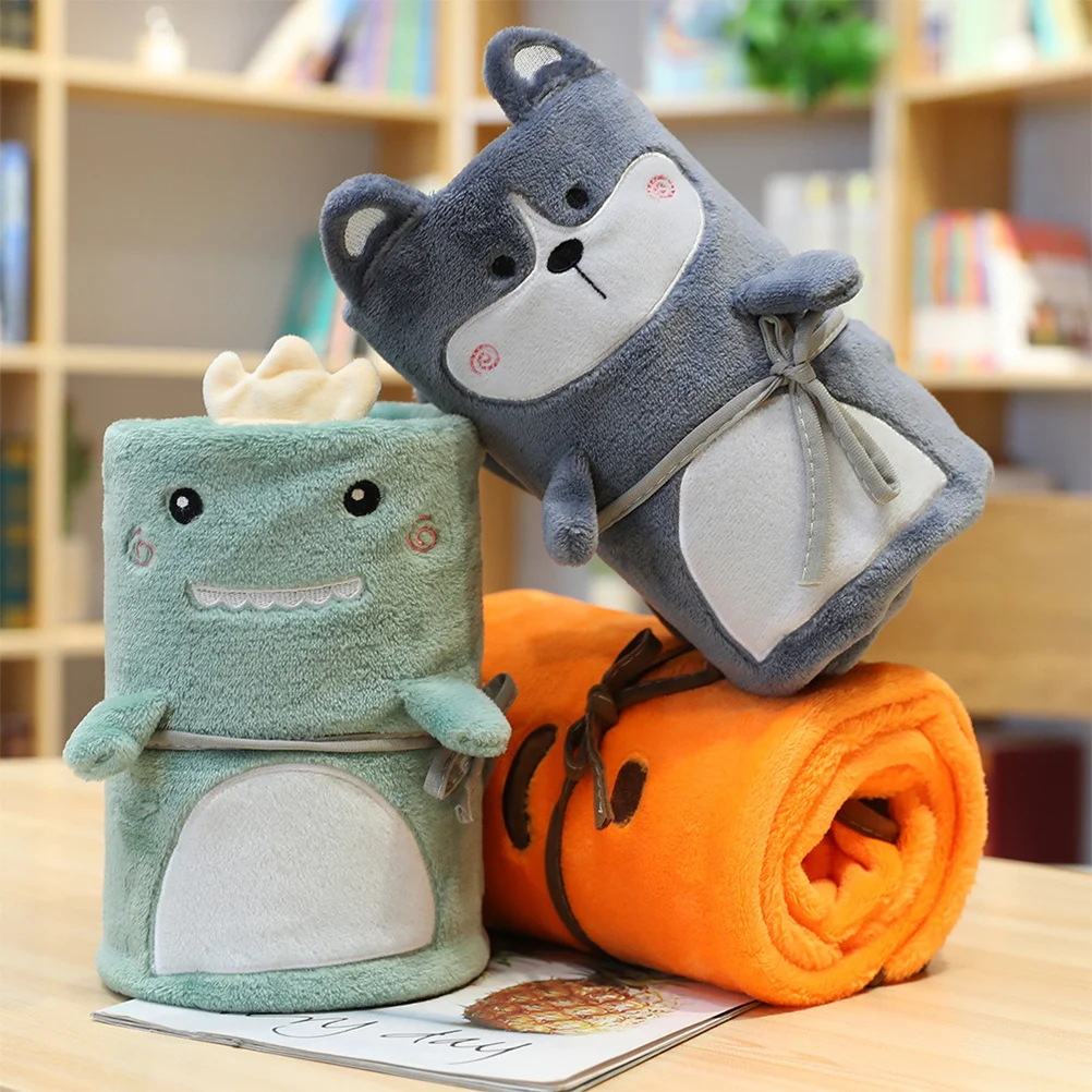 

Coral Blanket Cartoon Design Soft Lightweight Comfortable Foldable Portable Perfect Gift for and Families