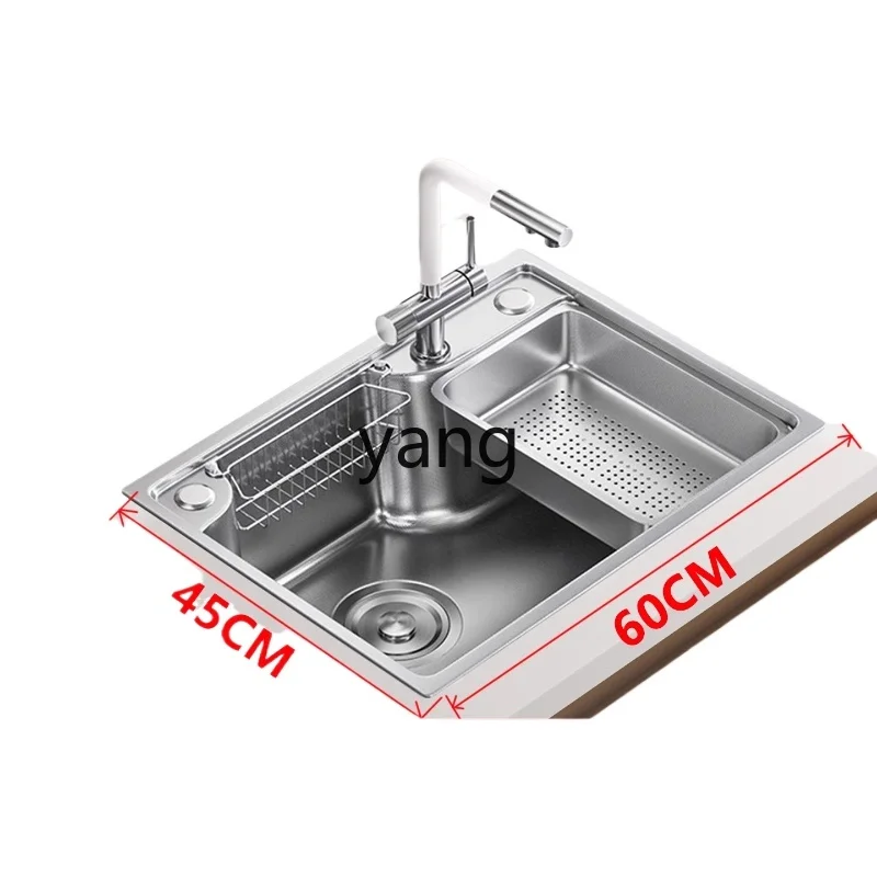 LMM Small Apartment Small Size Mini Kitchen Sink Dishwashing Basin