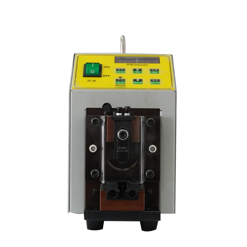 

Semi-automatic Factory Direct Sale Shield Plug RJ45 Connector Crimping Machine