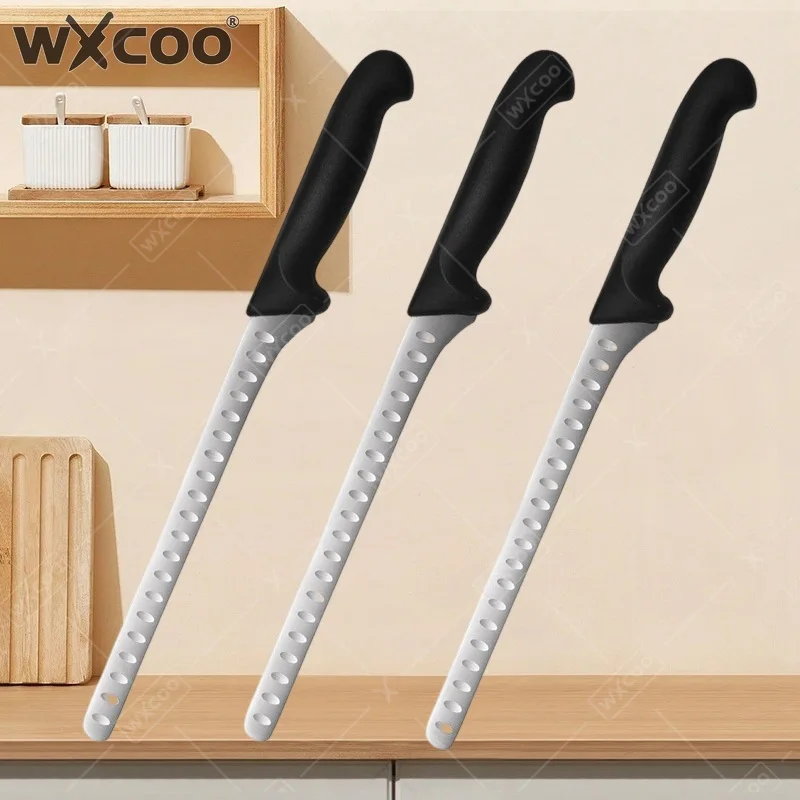 WXCOO Hand Forged Ham Knife Stainless Steel Versatile Knife for Cooking Roasts Meat Slicing Household Brisket Carving Knife