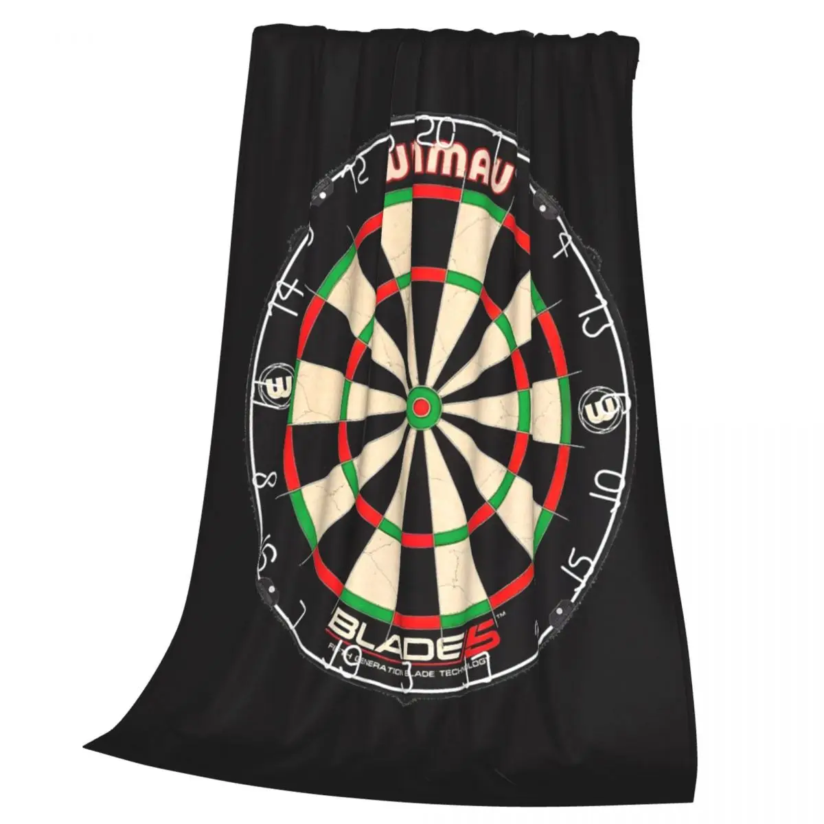 Winmau Blade 5 Dartboard Blanket Fleece Lightweight Throw Blanket Sofa Throw Blanket For Home Bedroom Office Throws Bedspread