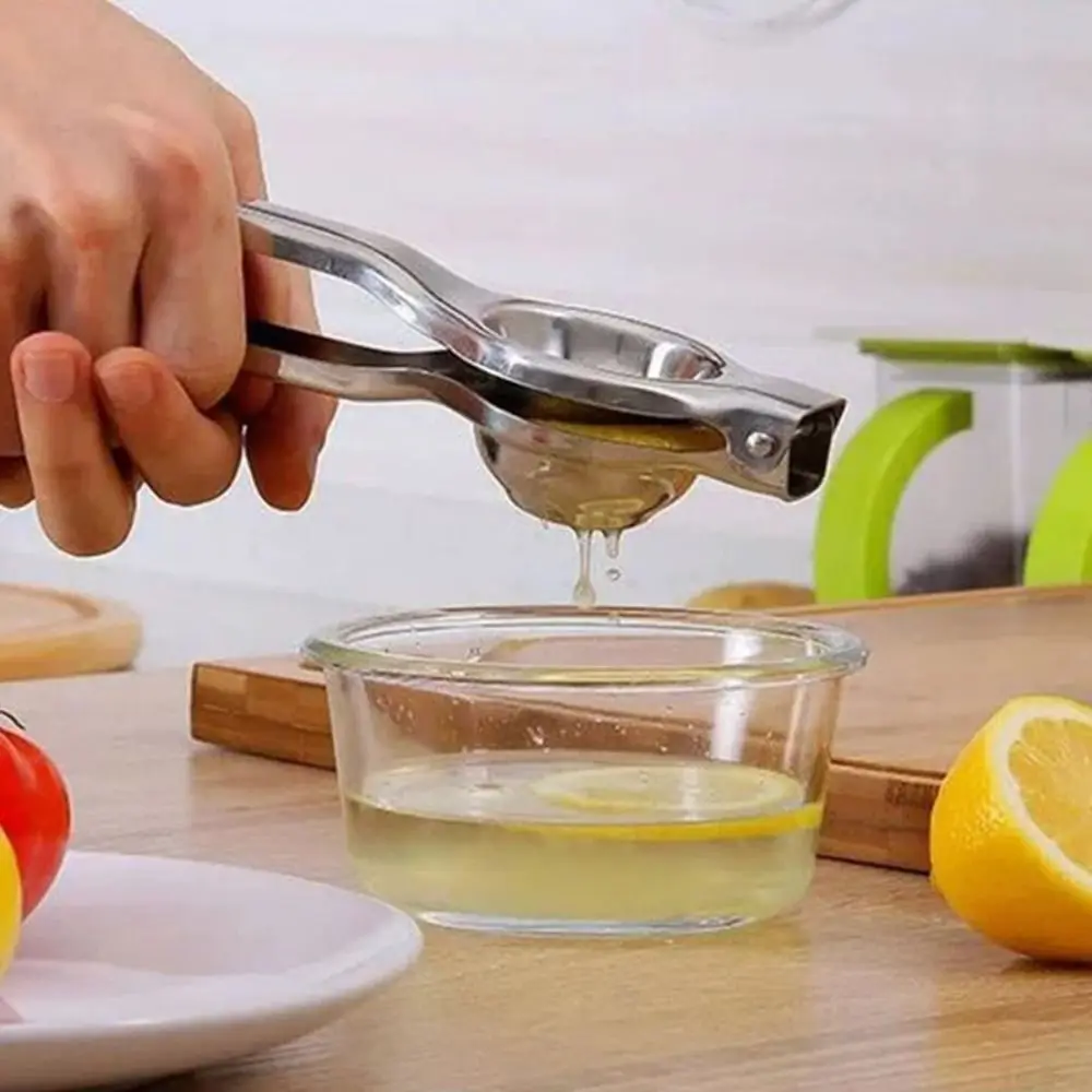 

Durable Manual Lemon Squeezer Ergonomic Hand Squeezer Manual Juicer Squeezer Press Stainless Steel Lemon Clip Juice Making