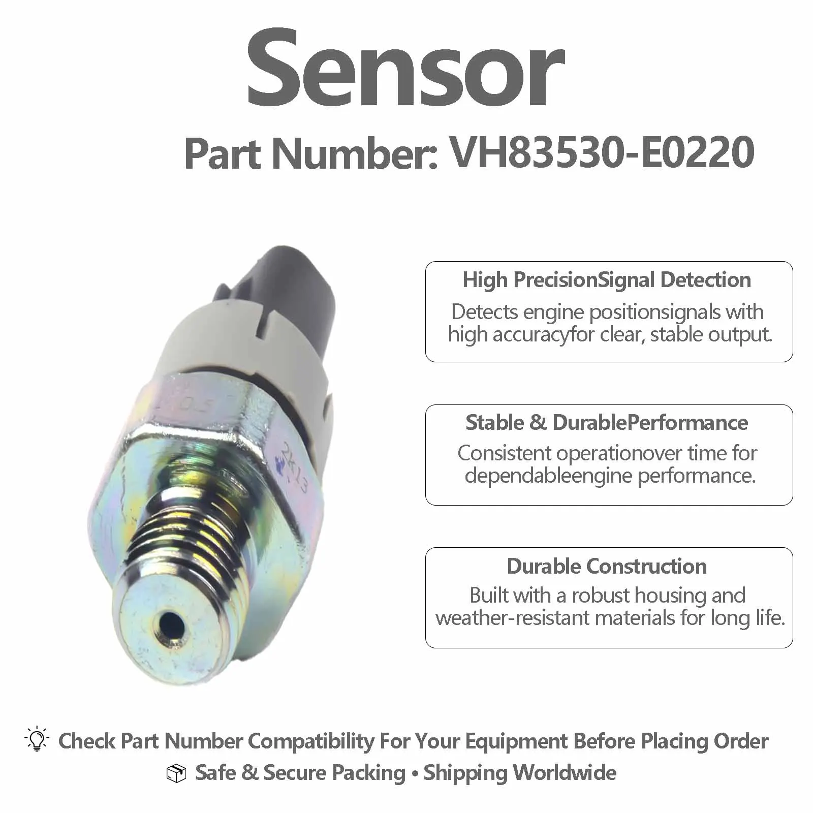 Oil Pressure Sensor HM-A50023 VH835301471A For Hino J05E Engine