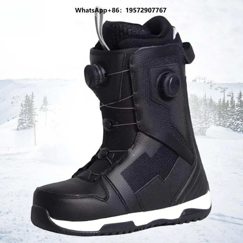 Freestyle Winter Snowboard Boots Waterproof Lightweight for Adjustable Compatible Quick Wear Durable