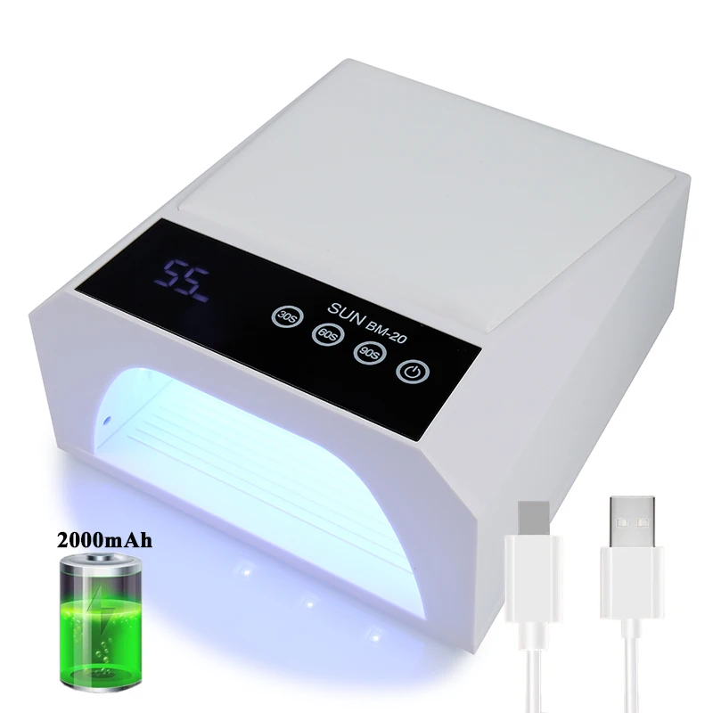 

42LEDs UV LED Nail Lamp Dryer for Curing All Gel Nail Polish Powerful Nail Lights Motion Sensing Manicure Pedicure Salon Tool