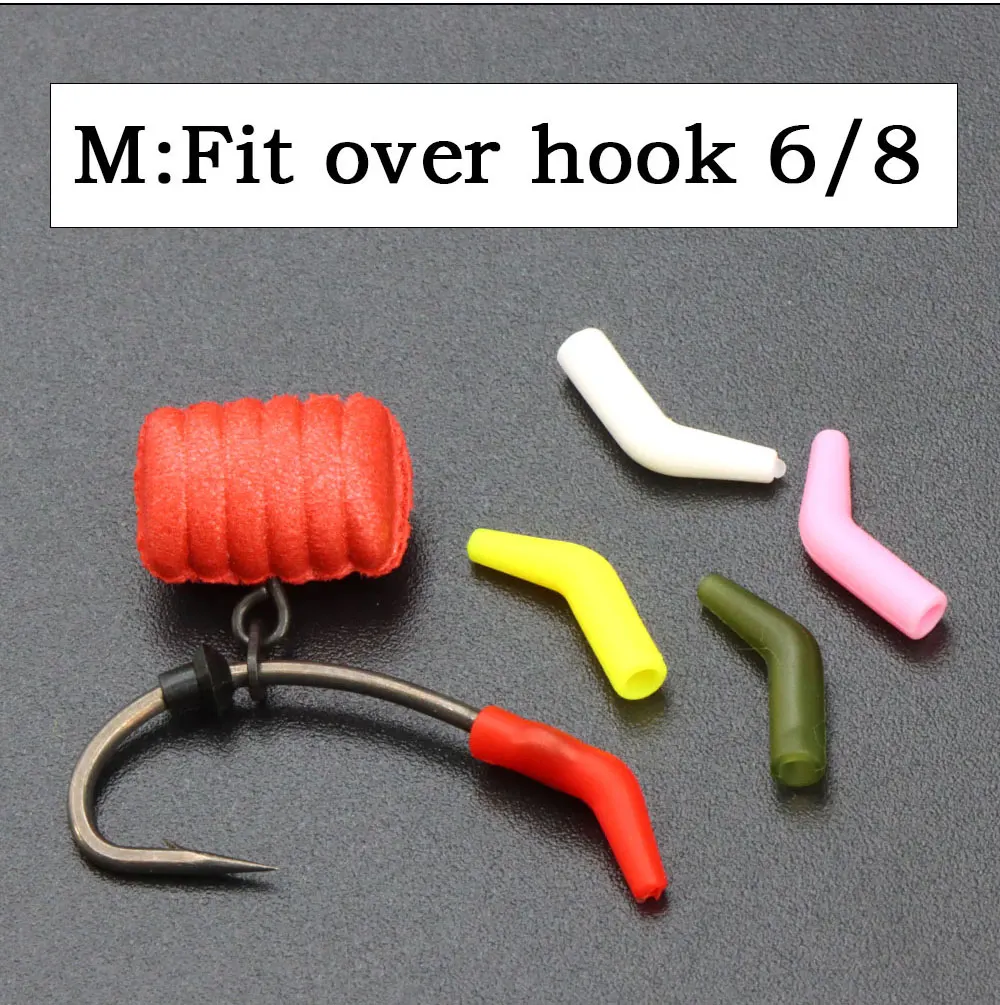 20 Stück Karpfenangelhaken-Kicker, Hair Rig Terminal Tackle, Hooklink Aligner, D-Rig Angelzubehör für Method Feeder und Ronnie Rig – Detail 6