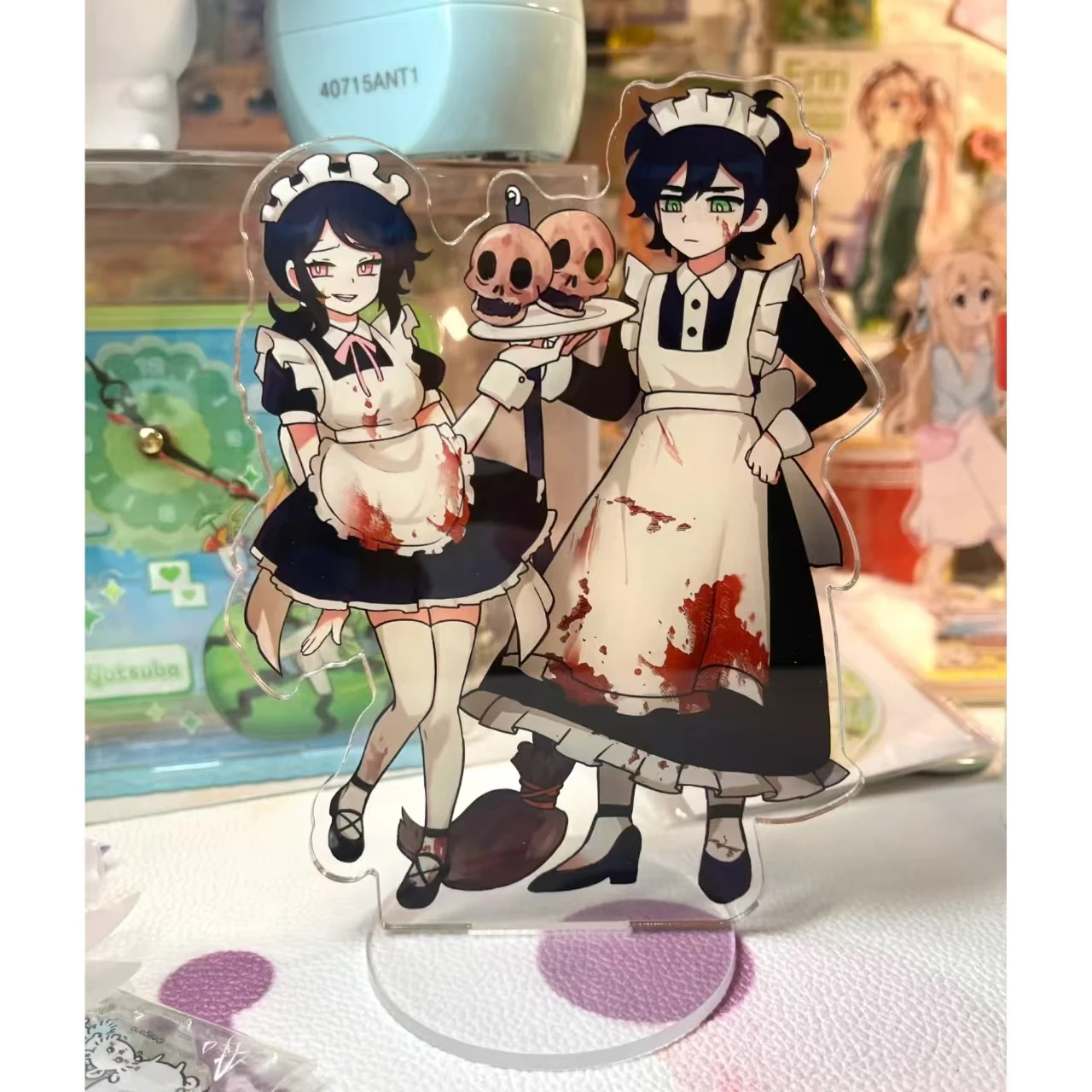 

Anime The Coffin of Andy and Leyley Acrylic Stand Cartoon Model Plate Decoration Desk Figure Display Friends Christmas Gift