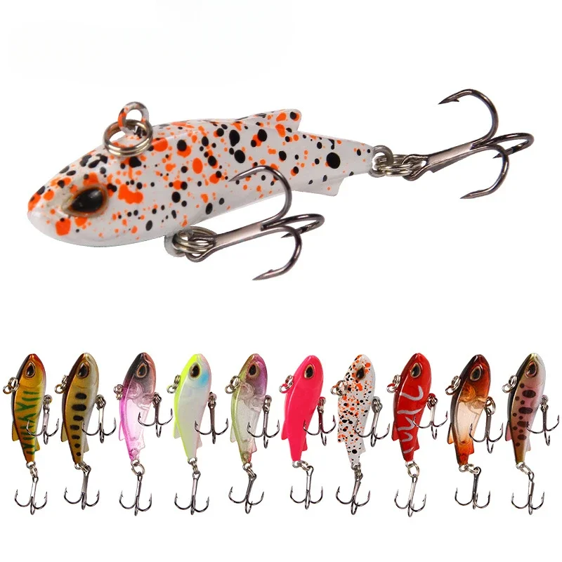 Sinking Vibration Crankbaits Fishing Lures Ratlin Hard Plastic Artificial Baits Fishing Tackle Winter Ice Pike Bass Carp Fishing