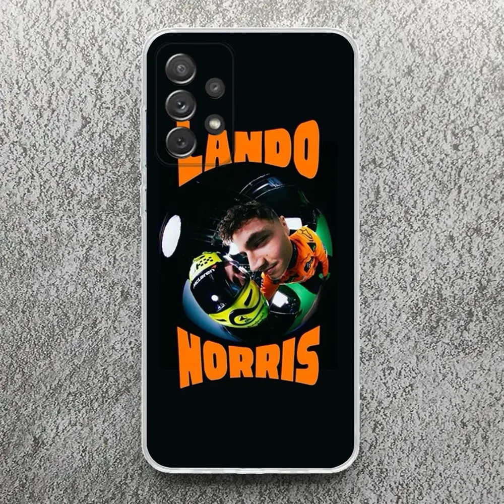 F1 Formula 1 Lando Norris Phone Case For Samsung,Galaxy,S20,S21,S22,S23,Fe,Lite,Plus,Ultra Note Shell