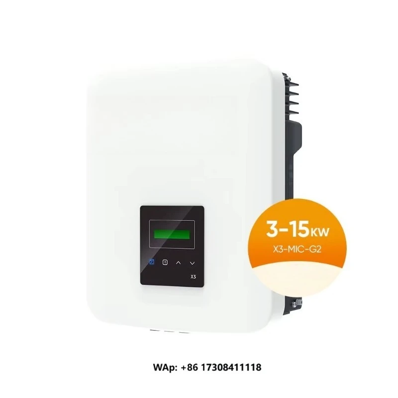SolaX Power X3-MIC-G2 Three Phase on Grid Solar Inverter 3kW 5kW 10kW 15kW Dual  IP66 Waterproof Grid Tie PV Inverter