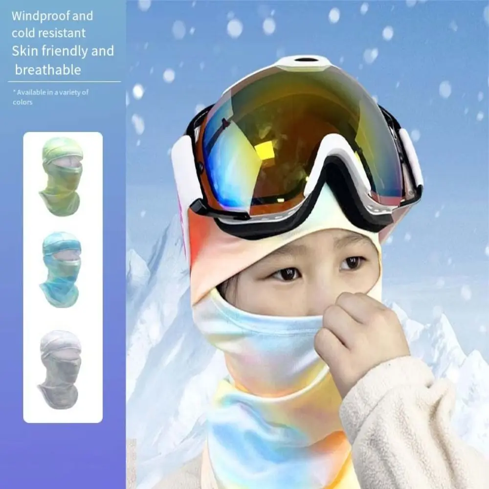 Windproof Balaclava Mask Warm Cold-Proof Children Ski Mask Breathable Full Face Headgear Riding Hiking Cycling Cap Sports