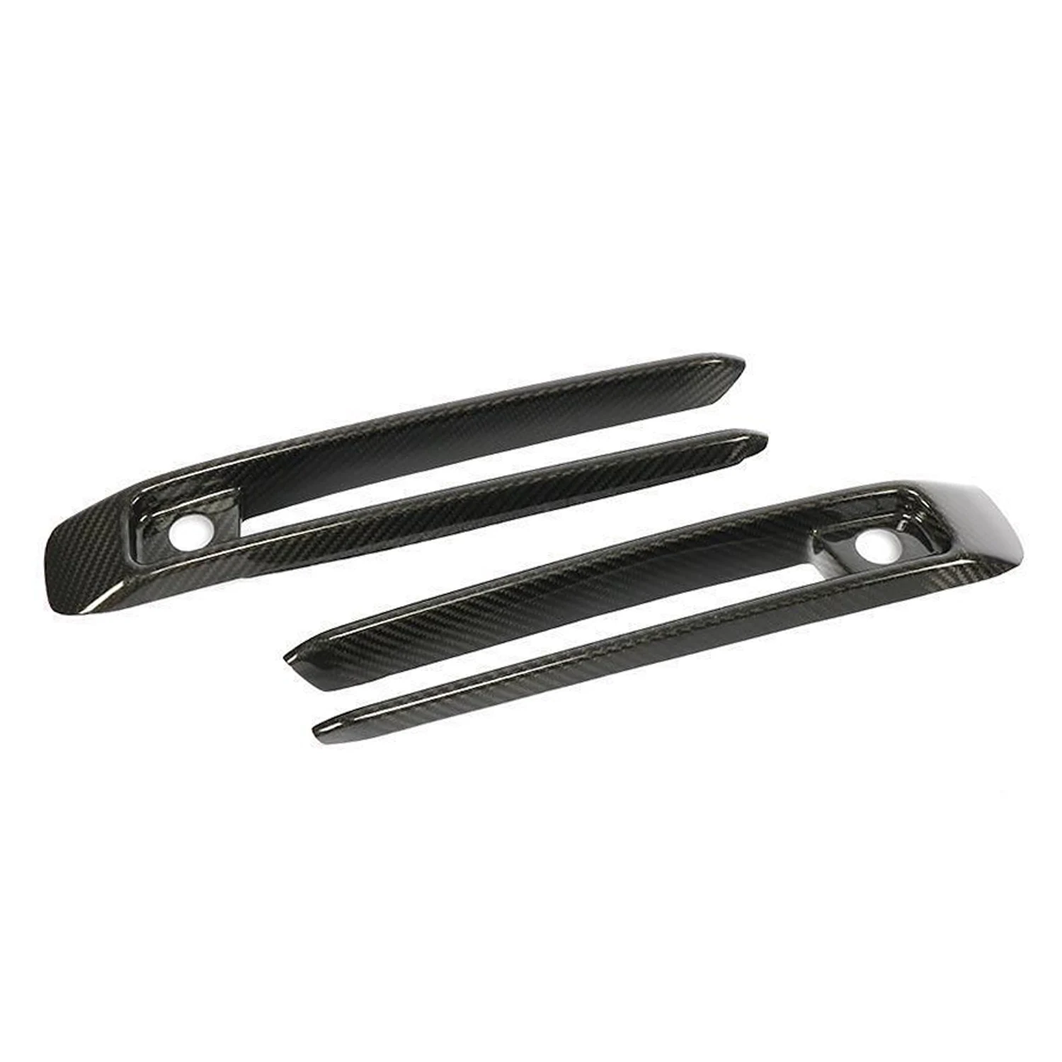 

Pop 1 Set Real Carbon Fiber Front Bumper Fog Lamp Cover For Mercedes G Class W463 W464 G63 AMG Car Engine Replacement Parts