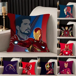 Poszewka na poduszkę Iron Man urodziny prezenty ślubne 50x50 poduszki obejmuje Dakimakura poduszki iving room poszewka styl chłopięcy prezent