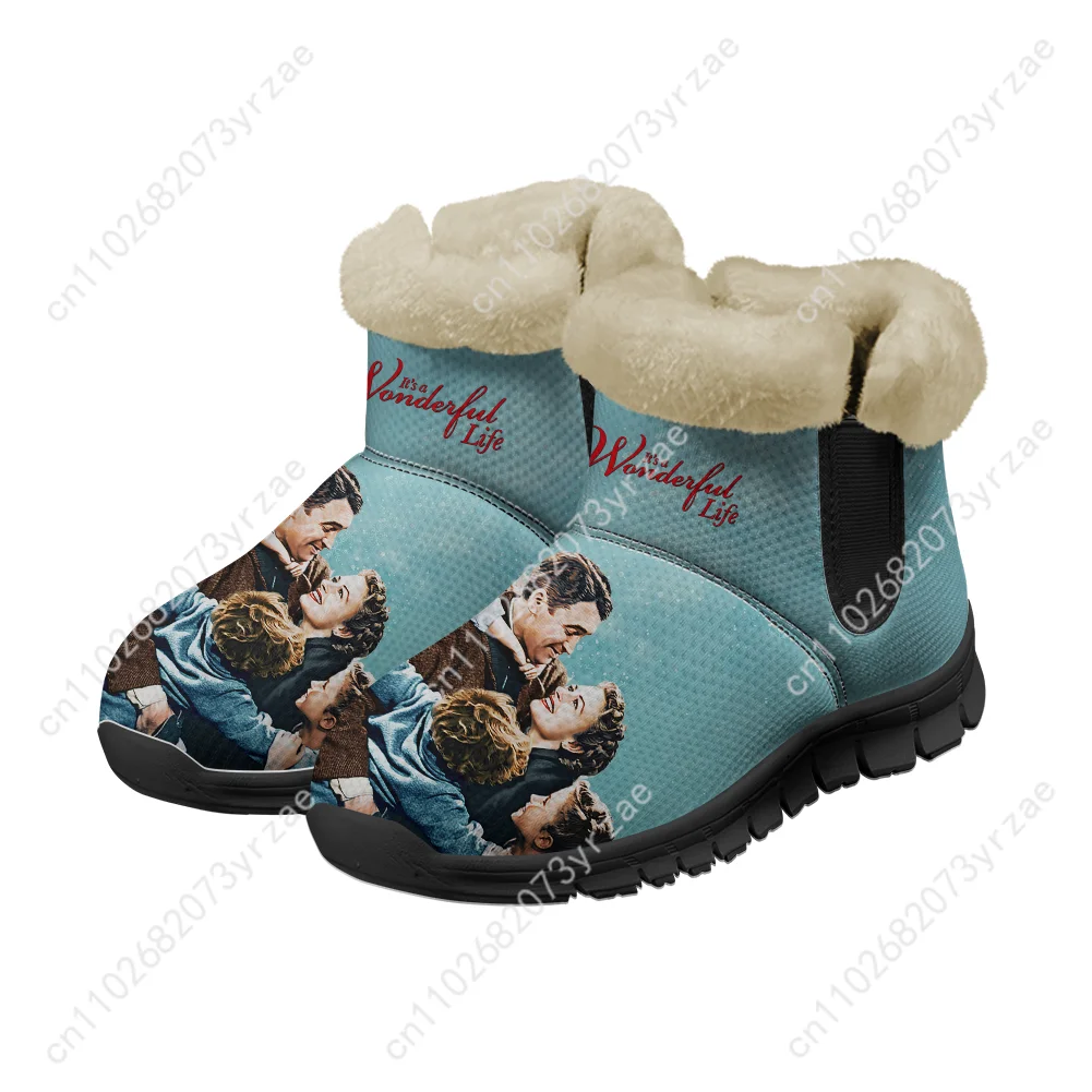 It's A Wonderful Life Snow Boots Mens Womens Teentager Warm Boot High Quality Casual Lightweight Sneakers Custom Sports Shoes