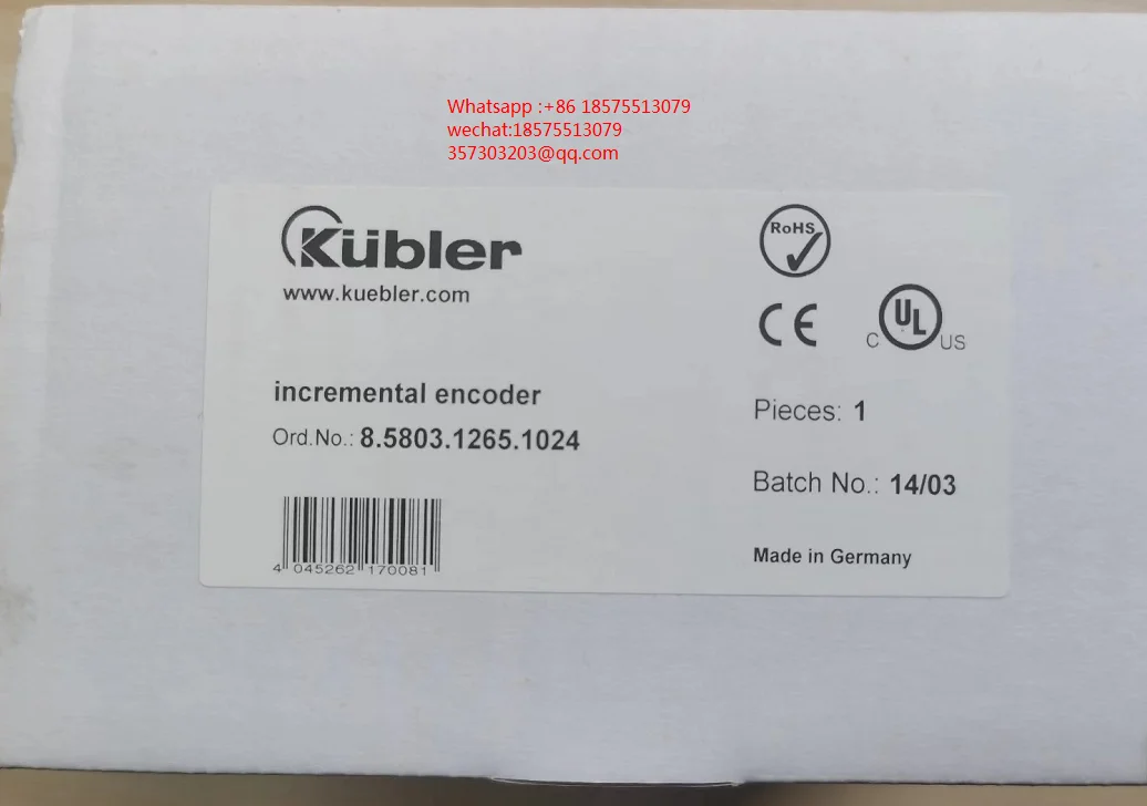 Kubler Encoder 8.5803.1265.1024